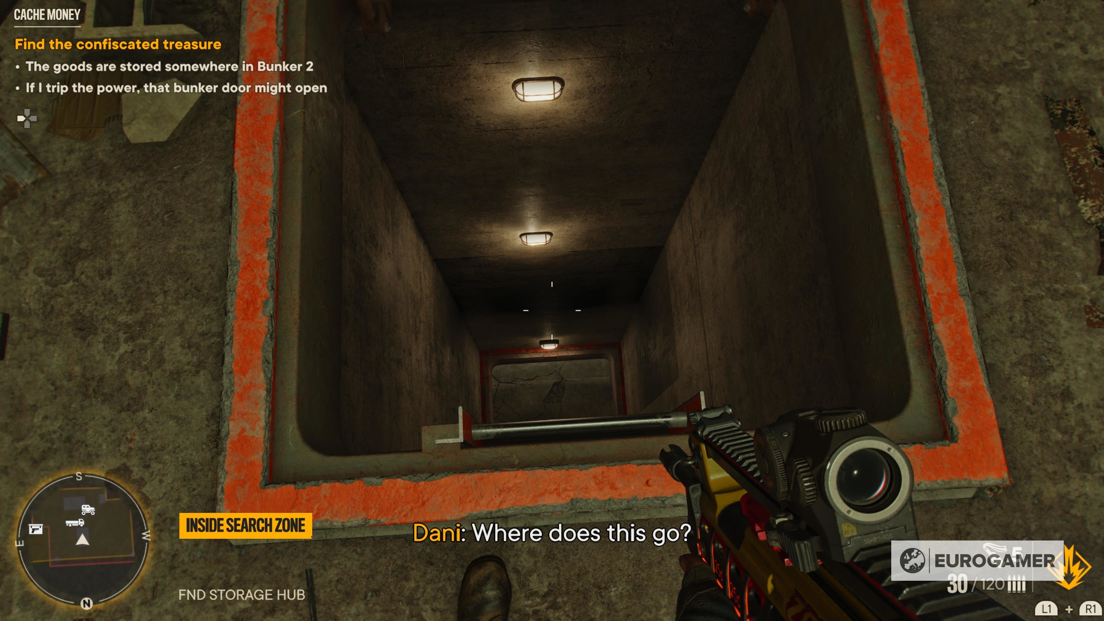 Far Cry 6 Cache Money How to enter Bunker 2 and solve the Cache Money